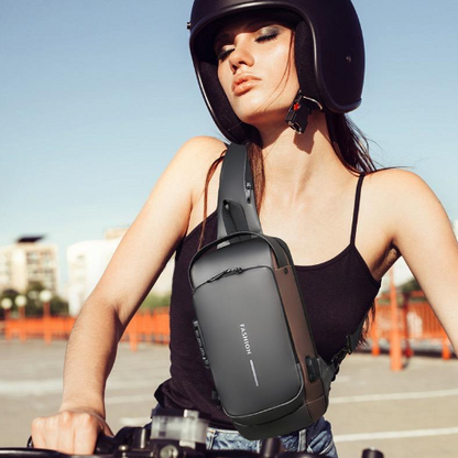 Gray helmet for bikers