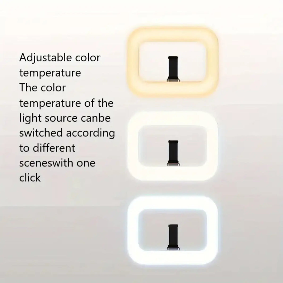 Aro de Luz LED 2RL Portátil 240 LED Soporte Móvil Fotografía Video
