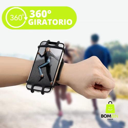 Brazalete Celular Giratorio 360° Con Soporte Para Teléfono