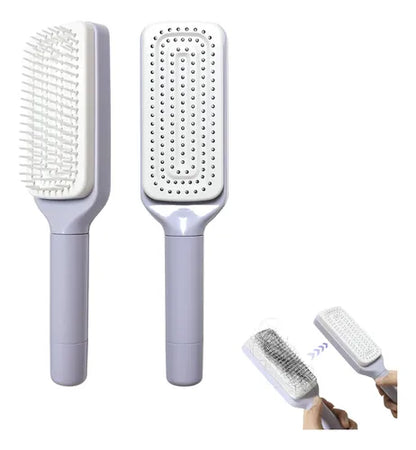 Cepillo Para El Cabello Autolimpiante