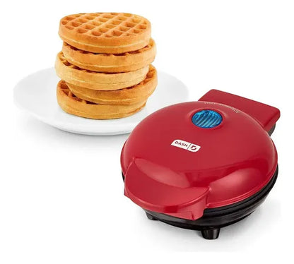 Mini Wafflera Redonda Para Reposteria
