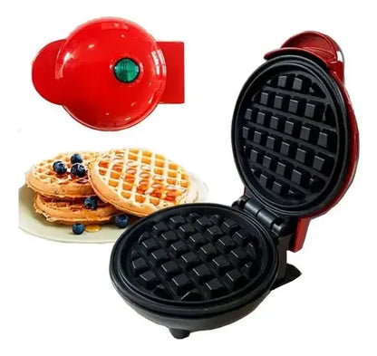 Mini Wafflera Redonda Para Reposteria